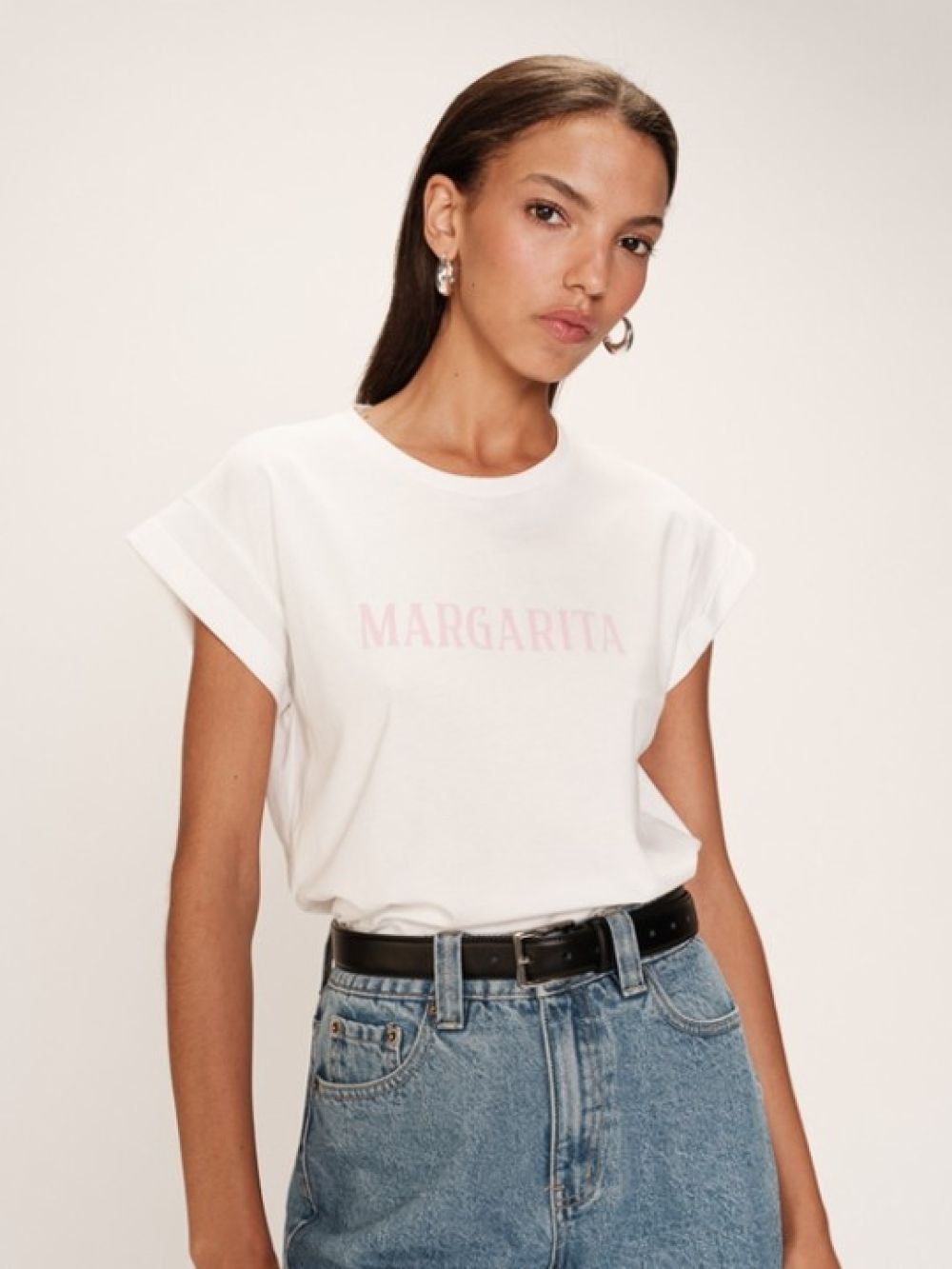 T-shirt message Ricardo Margarita rose